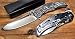 Spring Assisted Pocket Knife By Super Knife: Sharp And Strong Stainless Steel Blade, Folding Hunting Dagger For Survival And Defence, Variety Of Designs And Colors (SILVER)