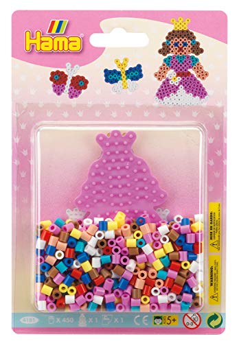 HAMA BEADS 10.4181 Princess - Paquete de am (tamaño pequeño), multicolor