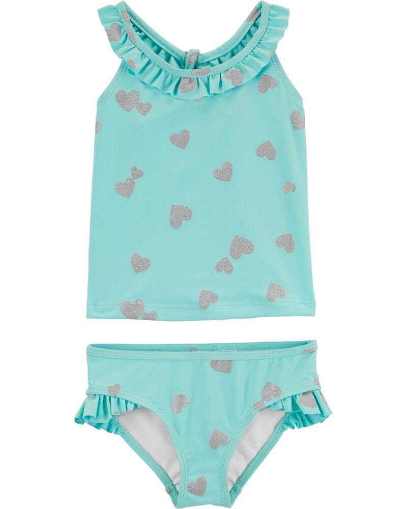 Carter's Baby-Girls Swimwear Set (Heart Tankini, 2t)