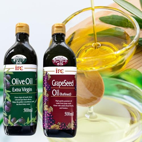 エキストラバージンオリーブオイル・グレープシードオイル
