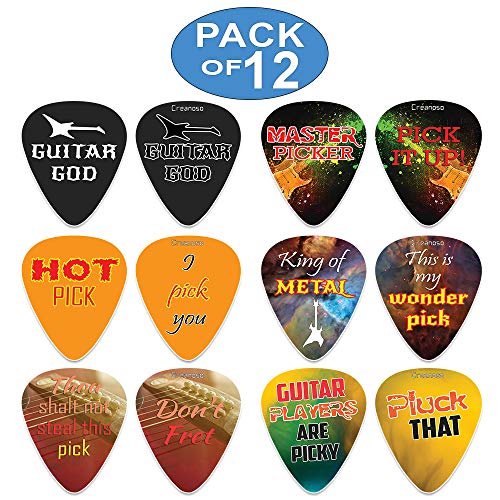 Choix drôle imagées guitare (12-Pack) – Musique et guitare Accessoires pour hommes le mari papa Boyfriend Fils garçons… - Les Beatles, Paul McCartney, John Lennon, RIngo Starr, George Harrison Choix drôle imagées guitare (12-Pack) - Musique et guitare Accessoires pour hommes le mari papa Boyfriend Fils garçons… – Image 3