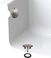 Vista 3 de Westbrass A50TE-07 - Moldura de repuesto estándar de 1-1/2 pulgadas para ensamblajes de desagüe de baño de accionamiento por cable, paquete de 1