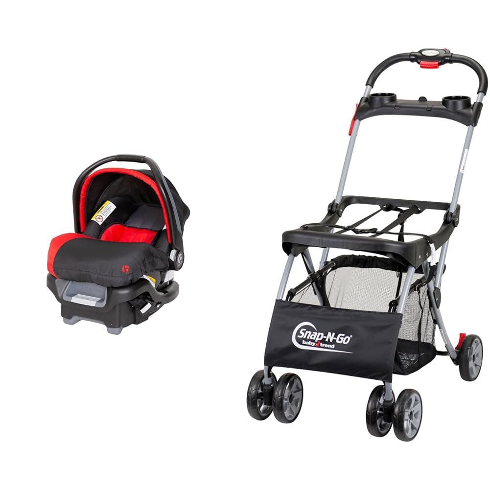 Baby Trend 35 Infant Car Seat & Snap N Go EX Polyester Lightweight Foldable