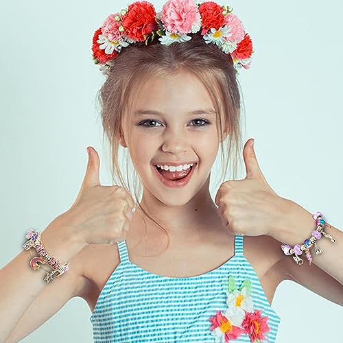 Niskite Girls Toys Age 6-8,Jewelry Bracelet Making Kit for Girls,5 6 7 8 9 10 Year Old Girl Birthday Gifts,Girl Toys Age 6-7,DIY Crafts for Girls Ages 8-12,Teen Girl Gifts Trendy Stuff - Thumbnail 5