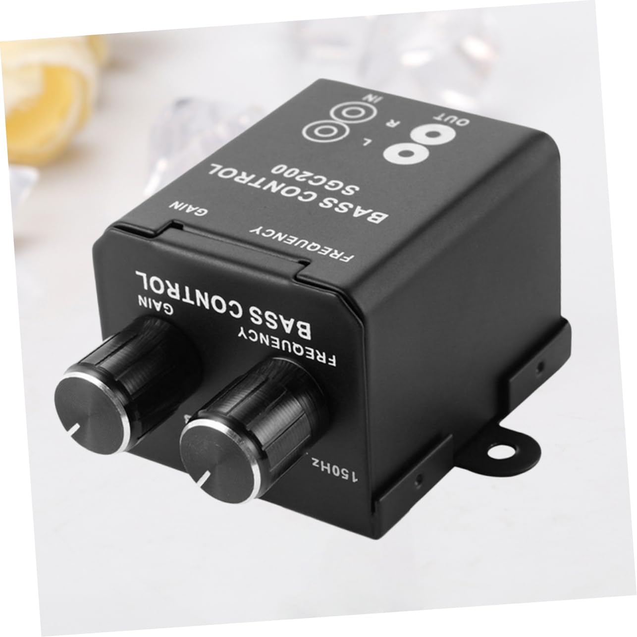 SOLUSTRE 2piezas Controlador Audio para Amplificador De Coche De Ganancia y Volumen Fácil Instalación Sin Cables Adicionales