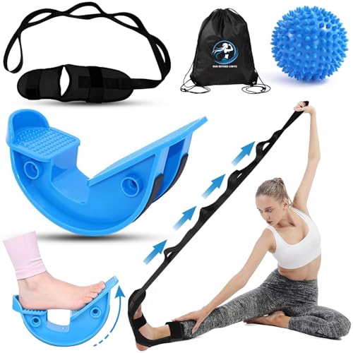 JIURUN Kit De Alongamento Para Pés E Panturrilhas - Faixa Para Al...