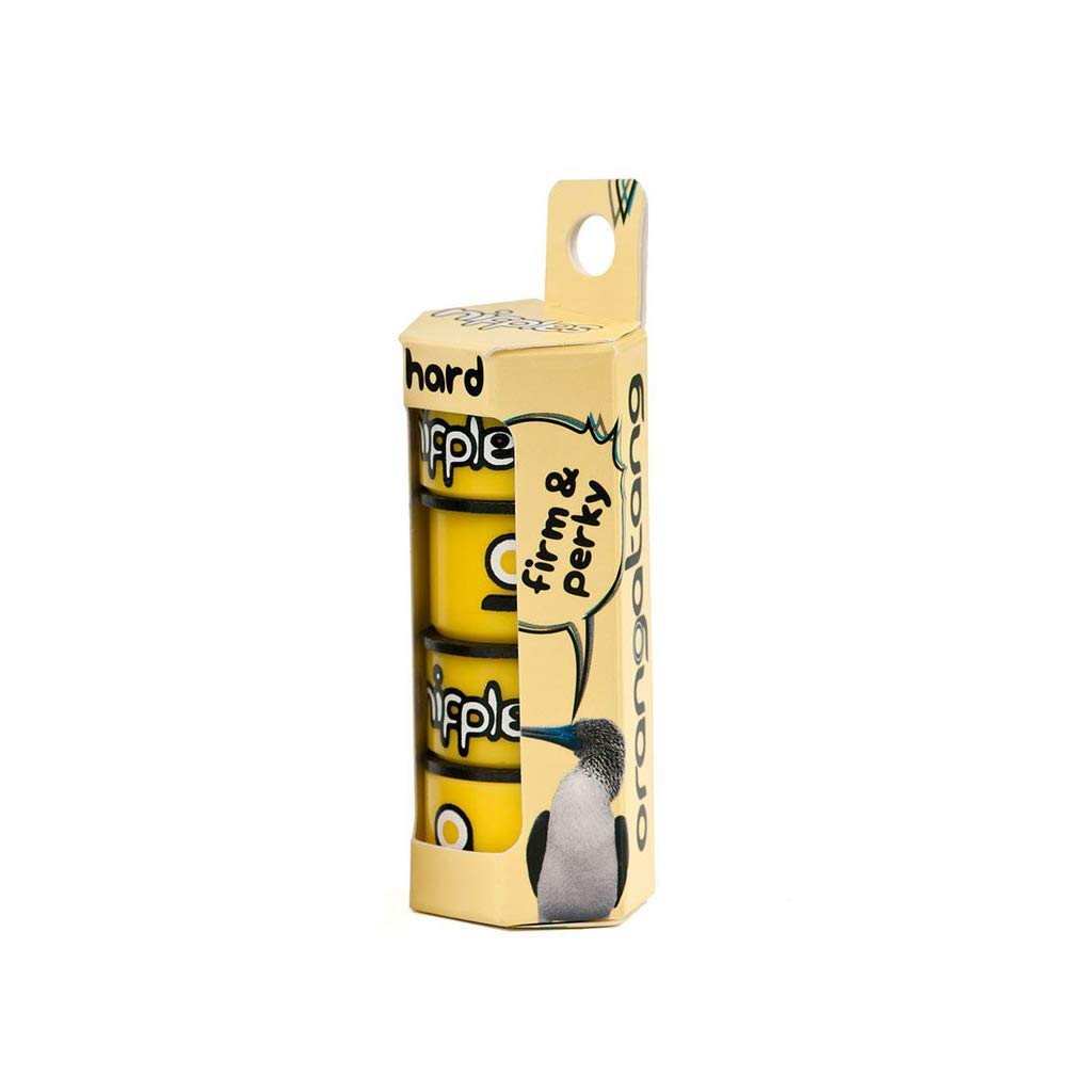 Orangatang Nipples Longboard - Boccole per camion skateboard (set di 4) (giallo)