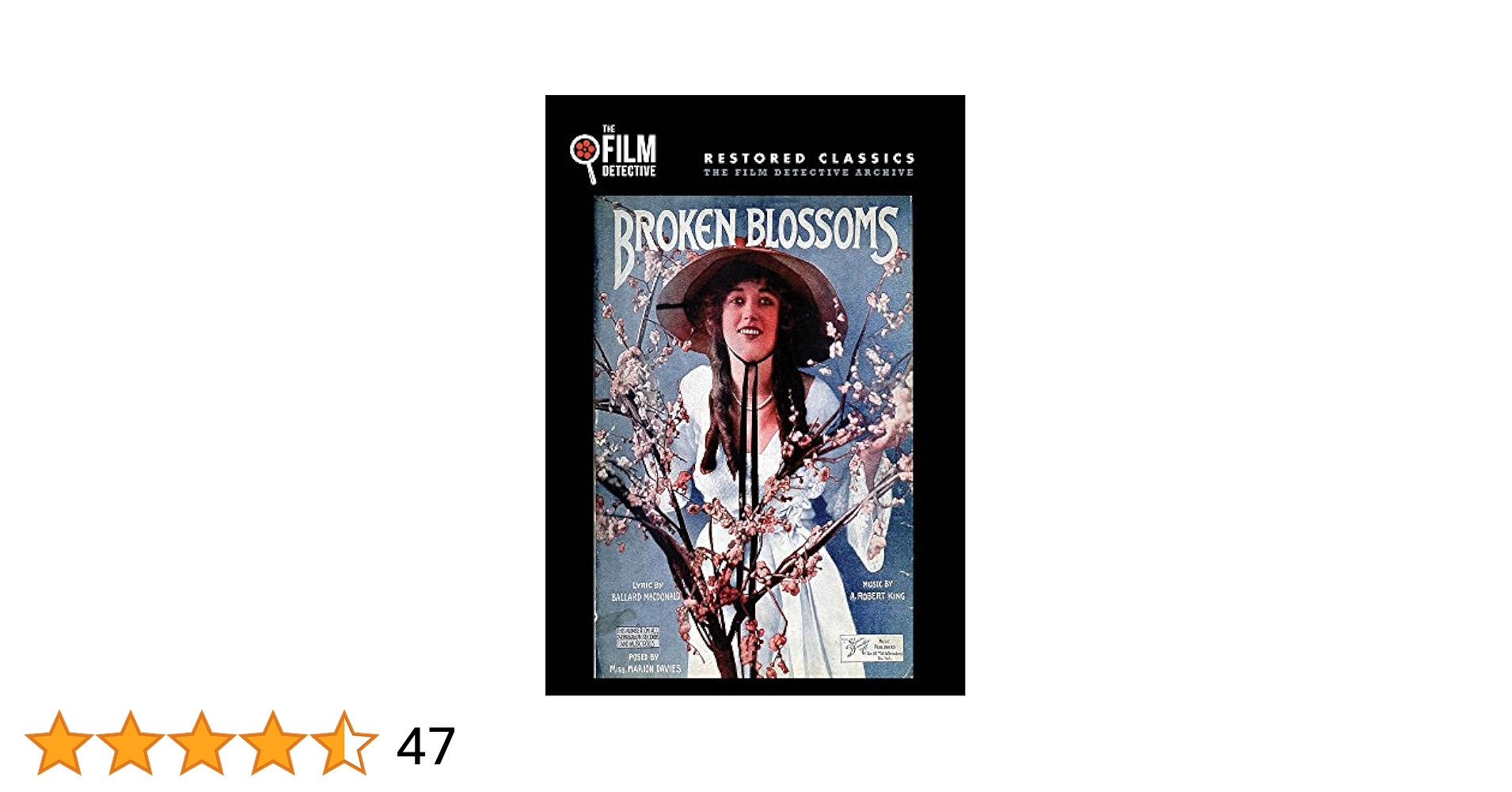 Amazon.co.jp: Broken Blossoms [DVD] : Lillian Gish, Richard