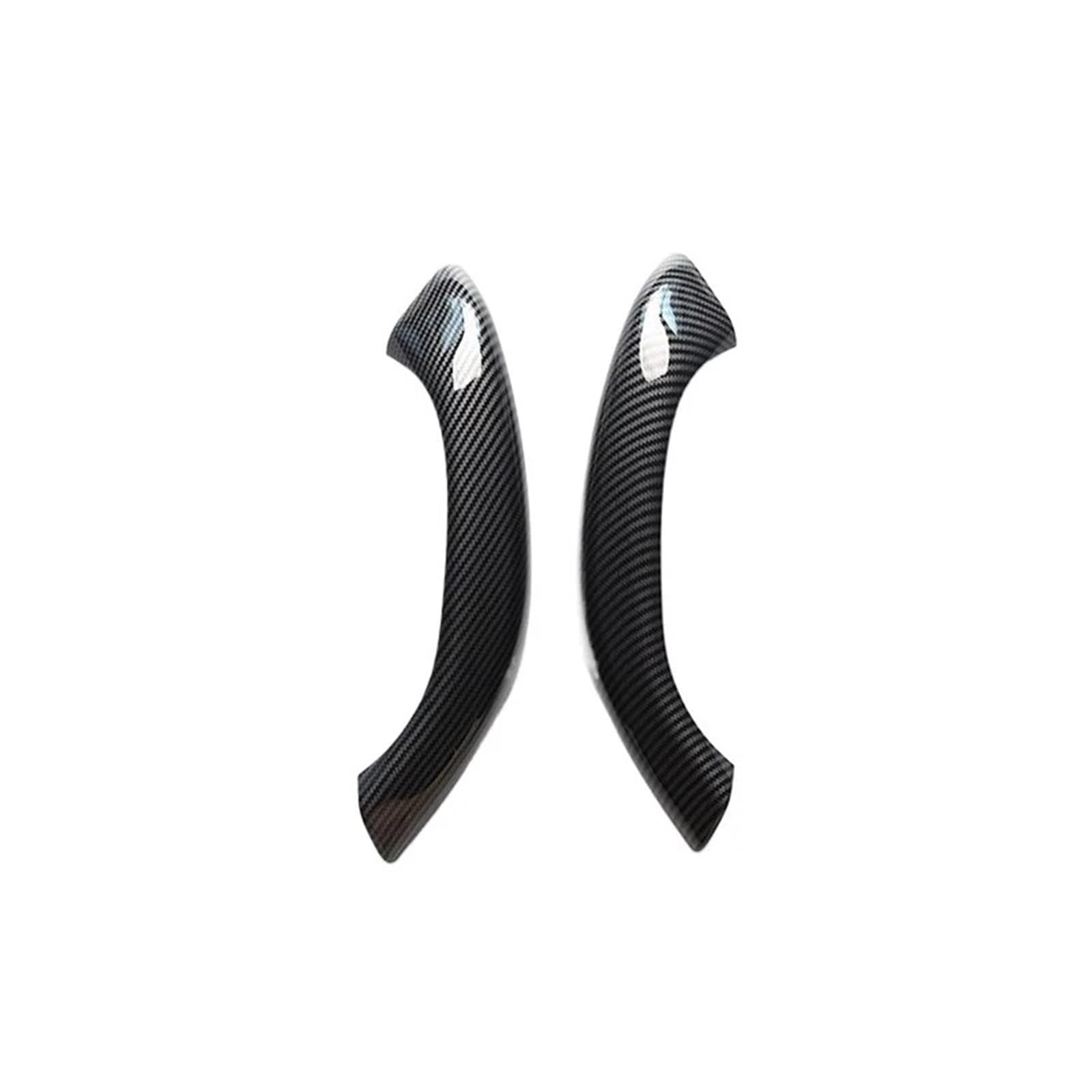 Plmnhss Carbonfiber Car Inner Handle 51417417513 For Bmw For X1 For X2 F48 F49 Car Interior Handle Door Armrest Panel Pull(Carbonfiber)