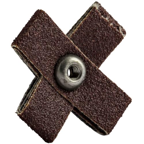 Norton 8834184465 1-1/2x1-1/2x1/2 in. Coated Specialties Pads & Slotte