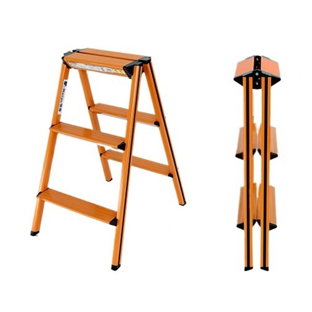 step ladder Small Household Ladder 3-Step A-Frame Climbing Maintenance Portable Foldable Flower Stand Storage for warehouse