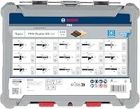 Bosch 15x PRO Fräser-Set, gemischt, Schaft 6 mm, 15-tlg. – Ansicht 4