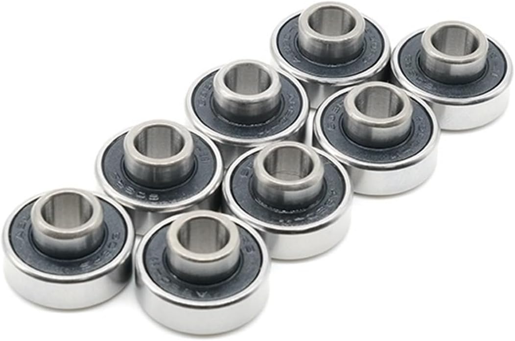 608RS ABEC-9 Skateboard 608-Black Scooter Bearings 8x22x7 mm 10Pcs