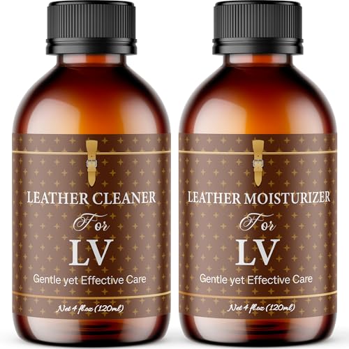 Leather Cleaner & Moisturizer Set for LV