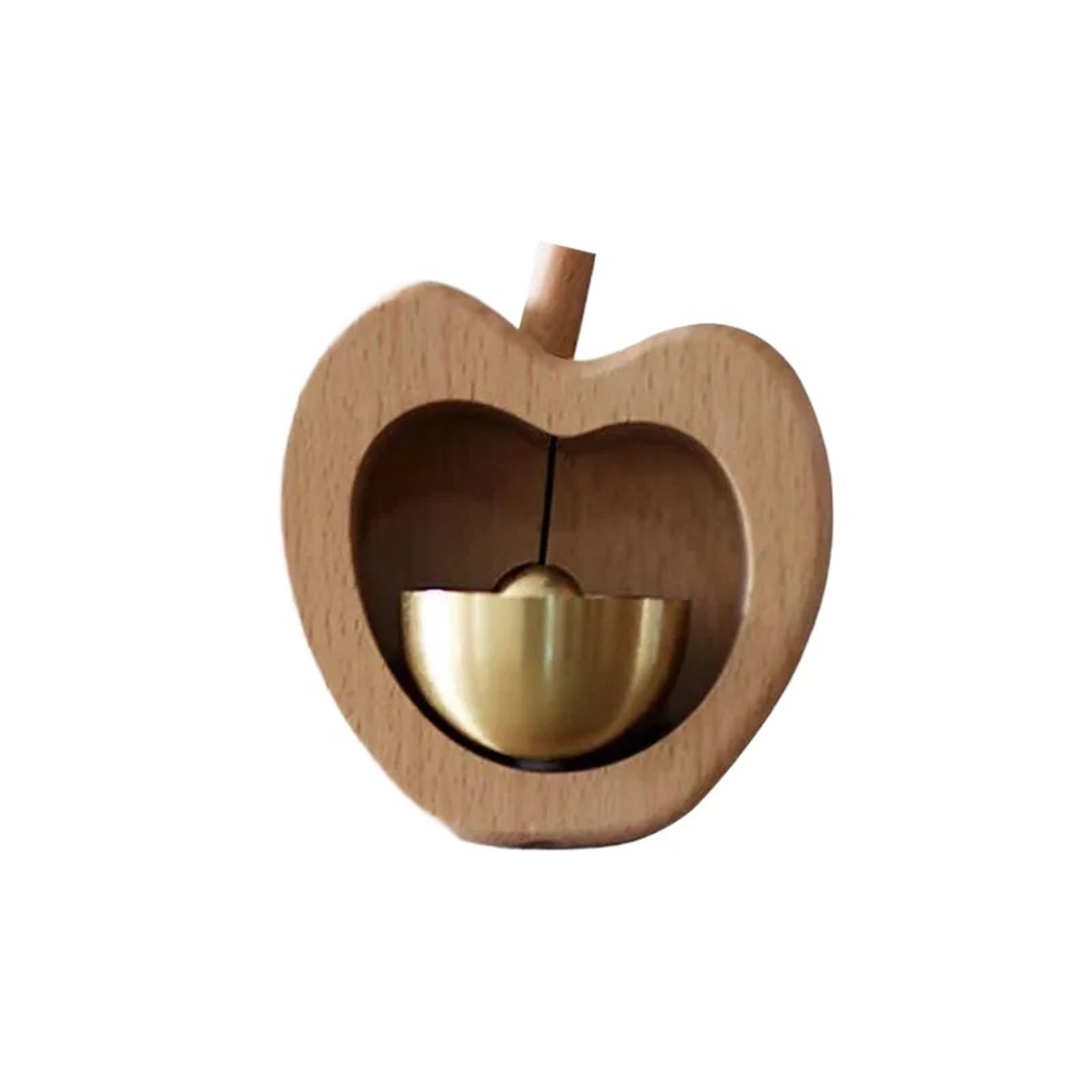 Ilumos Beech 1Pc And Walnut Magnetic Doorbell Wind Chime - Safe Reminder Bell For Home Entry, Car Decoration, And Refrigerator Ornament(Beech)