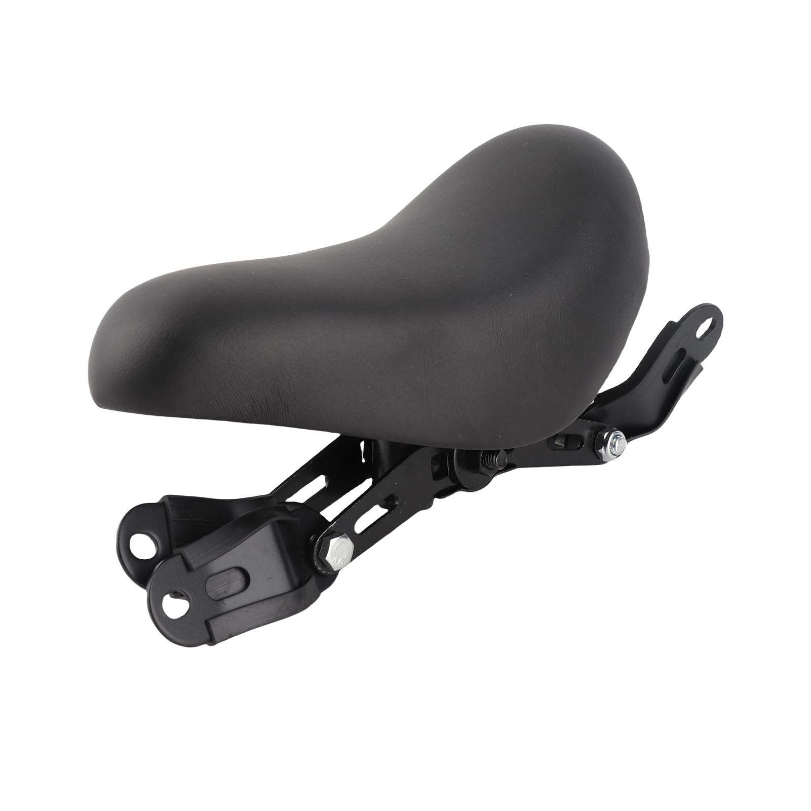 Seggiolino Bici per Bambini, Seggiolino Bici per Bambini Montato Anteriormente con Angolo Regolabile, Pedali Pieghevoli, Manubrio di Sicurezza per Bambini da 1 a 5 Anni,