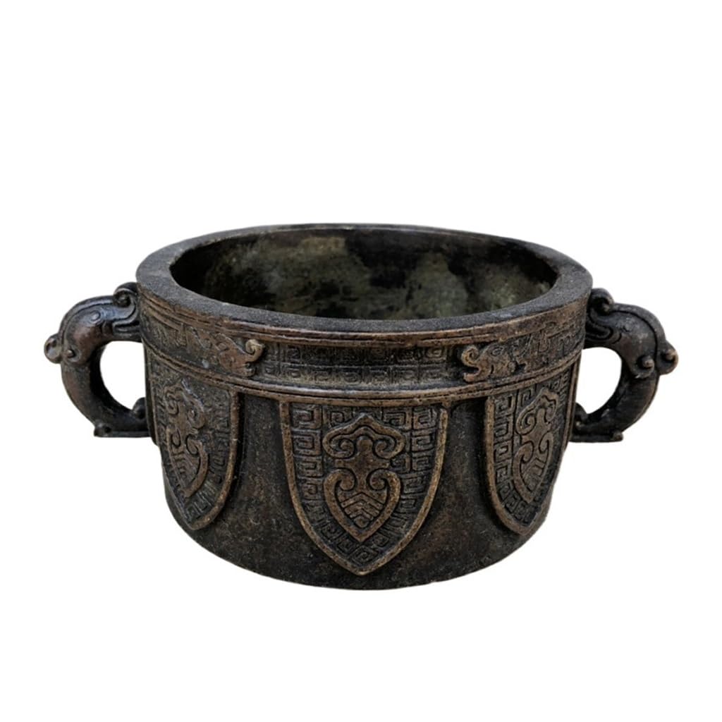 Incense Holder Base Antique Bronze Incense Burner Ancient Small Miscellaneous Old Objects Ornaments