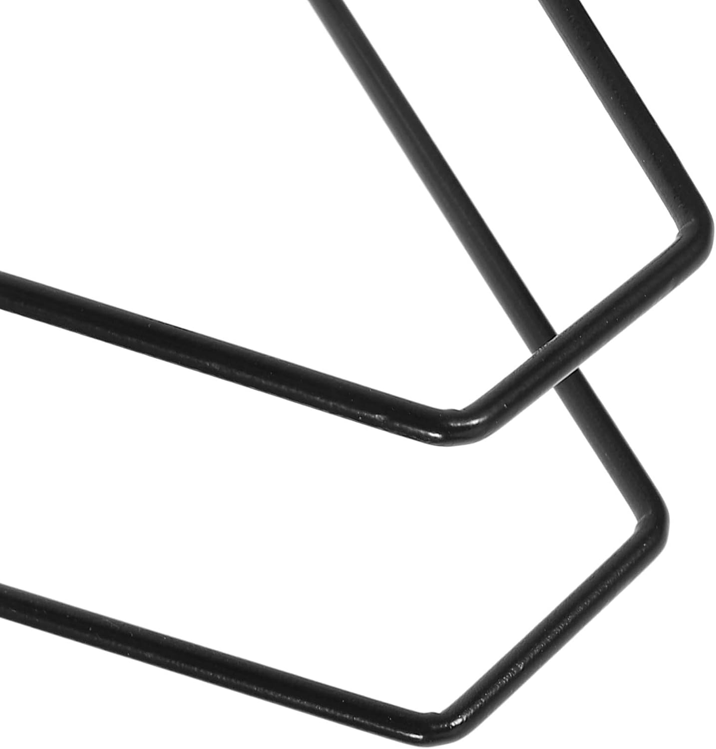 Black Painted Iron Frame Drying Rack for Small Plates and Tablets