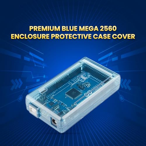 Carcasa transparente azul para Mega 2560 miniatura 2