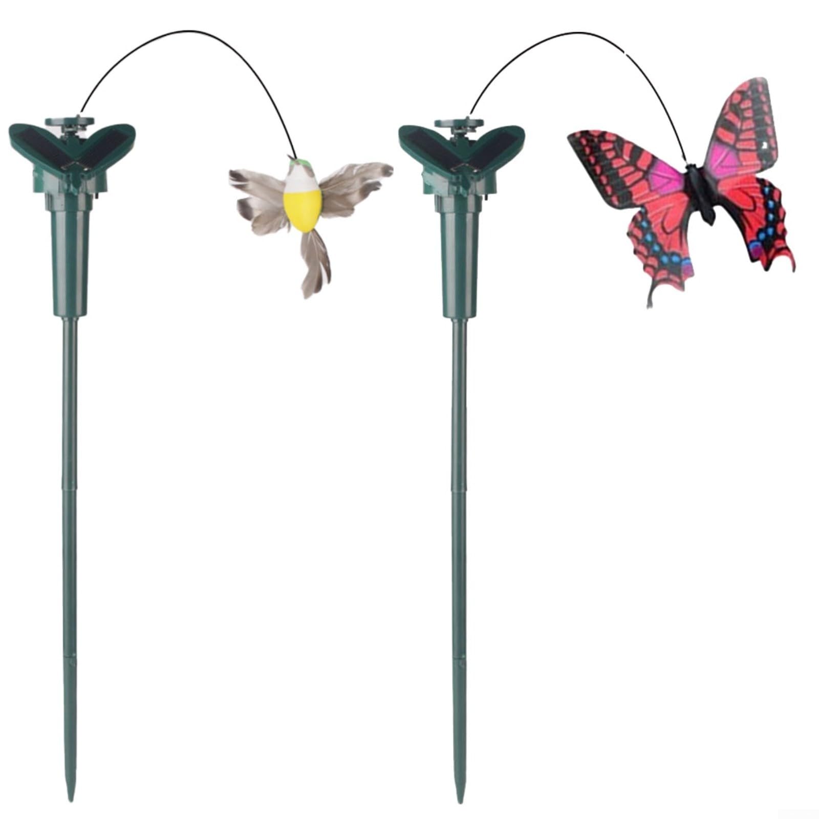 Farfalla/uccello a energia solare volanti svolazzanti farfalle colibrì farfalla girasole per giardino, cortile, piante, fiori, patio, paesaggio decorativo (5 pezzi), 3EC5LDN945A1DHC222IXBFU5L