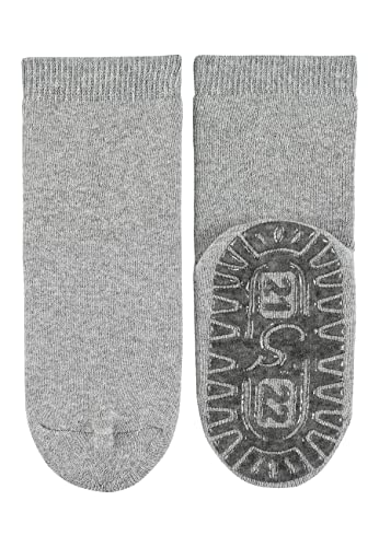 Sterntaler Baby Girls FLI Soft Uni Socks,Silver (Silber Melange 542), 19/20 (manufacturer Size: 12-18 Months)