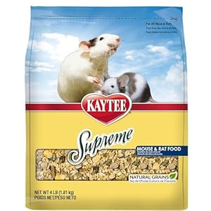 Kaytee Supreme Pet Mouse and Rat Food, 4 lb