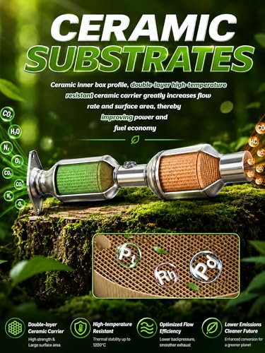 Image of Front Catalytic Converter Kit Direct-Fit Toyota Prius 2010 2011 2012 2013 2014 2015 1.8L Replace 16649