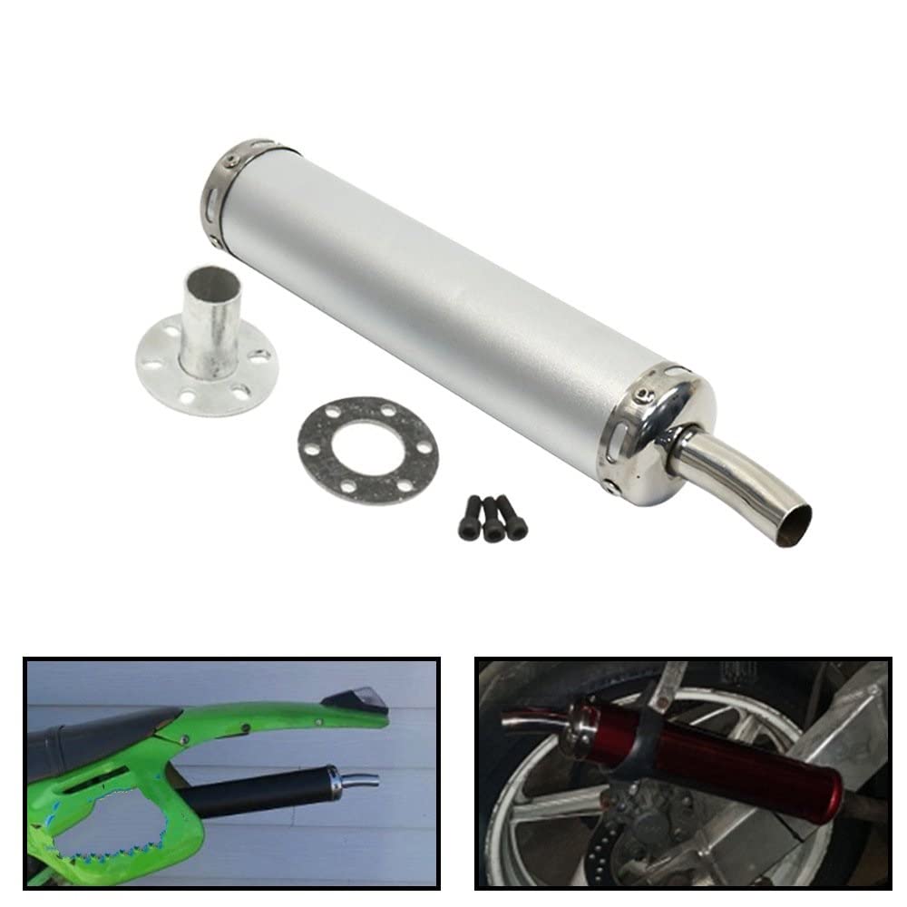 Escape Moto Tubo Para Suzuki 62x290mm tubo silenciador de escape de motocicleta tubo de escape Universal 50cc tubo de escape de motocicleta Moto Tubo Escape Silenciador