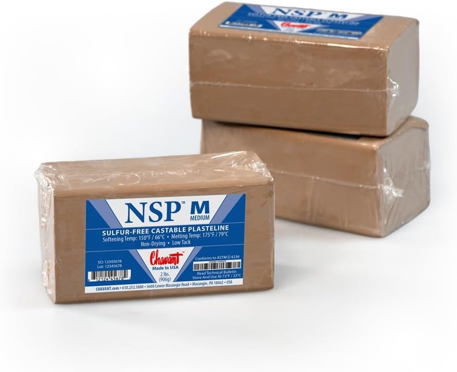 Chavant Clay - NSP Medium Tan - Sculpting and Modeling Clay (1/4 Case)
