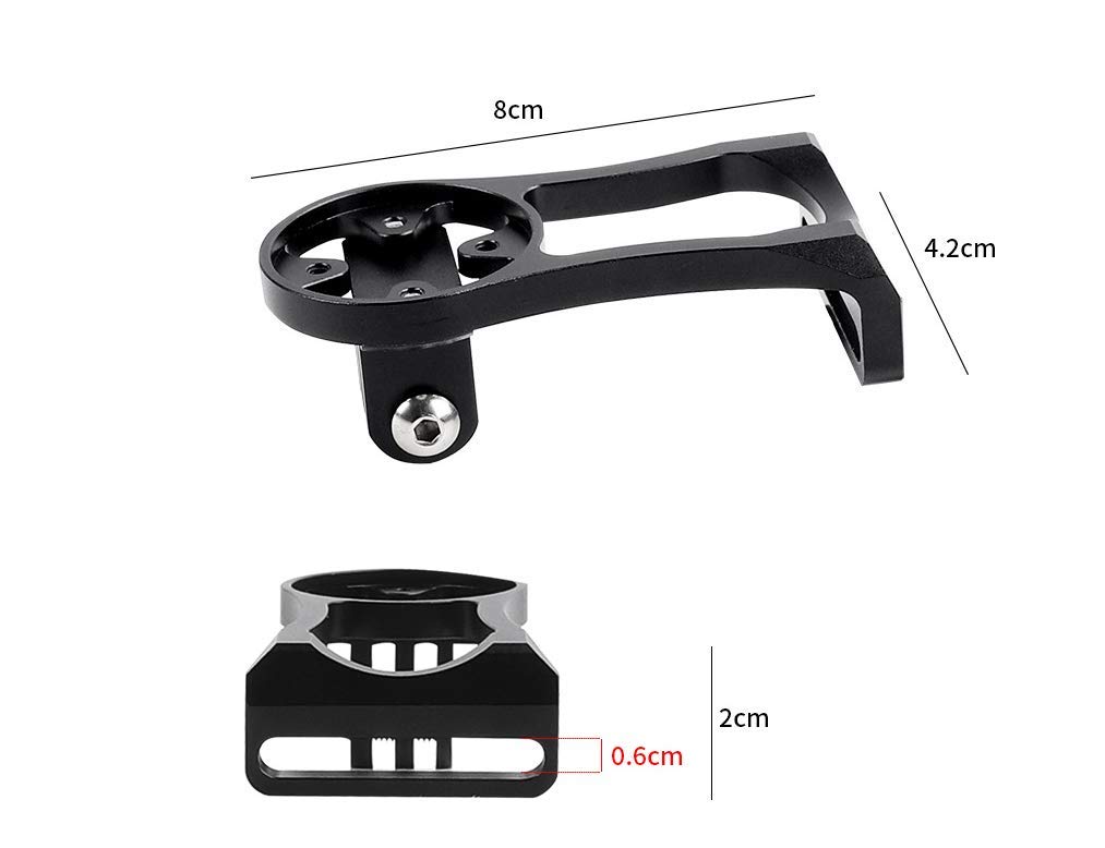 Sostegno da Bici per GPS, Supporto Manubrio per Garmin Edge/Bryton Rider/CatEye Porta navigatore Bike Computer