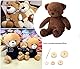 Tnfeeon 50 Set Puppengelenke, Puppen DIY Bastelzubehör für Teddybär Spielzeug Bewegliche Engage Bolt Teddybär Herstellung Zubehör