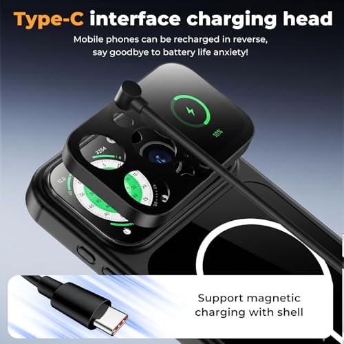 Phone Case for iPhone 16 Pro Max Smart Display for MagSafe Clear Back - image 2