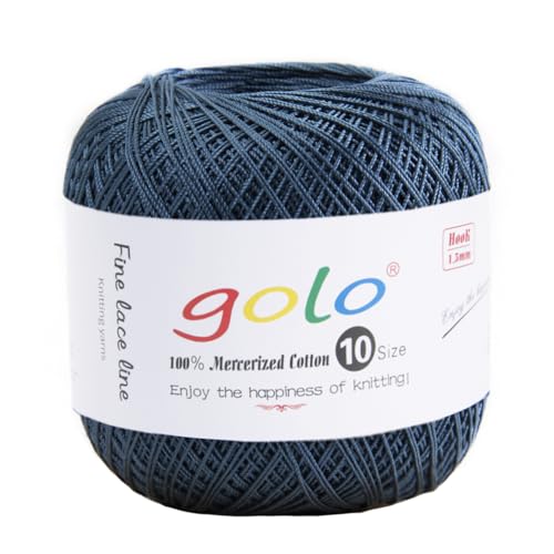Image of golo Crochet Thread Crochet Yarn for Crocheting Cotton Yarn for Hand Knitting 217