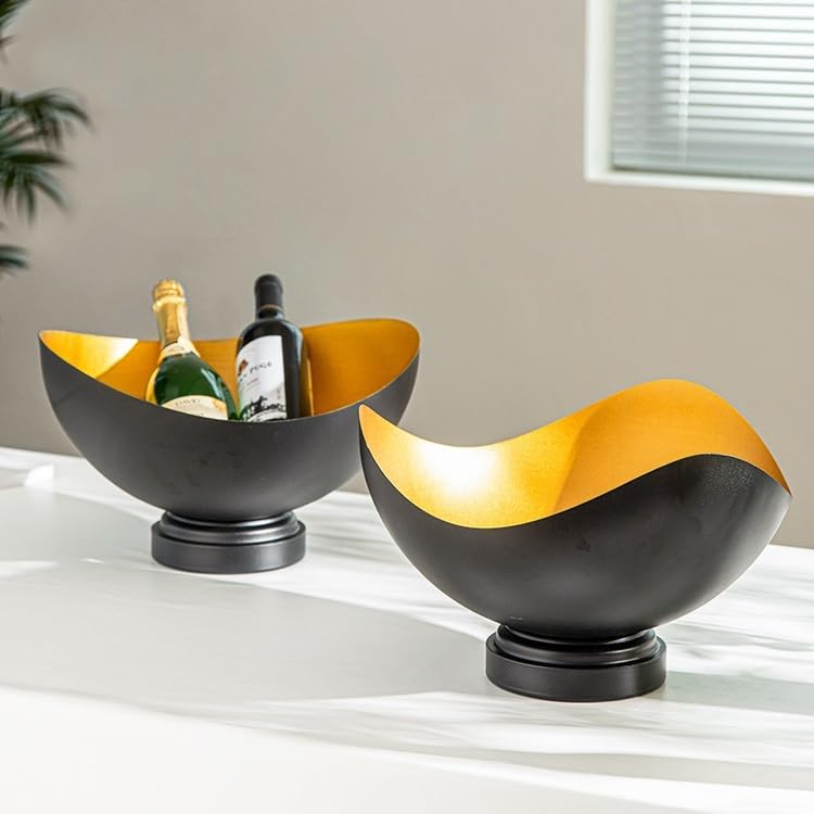 LCE Buckets Party Champagner-Eimer, großer Eiskübel, Bar-Weinkühler-Eiskübel, Modellraumdekoration, Desktop-Eiskübel(B-9L)
