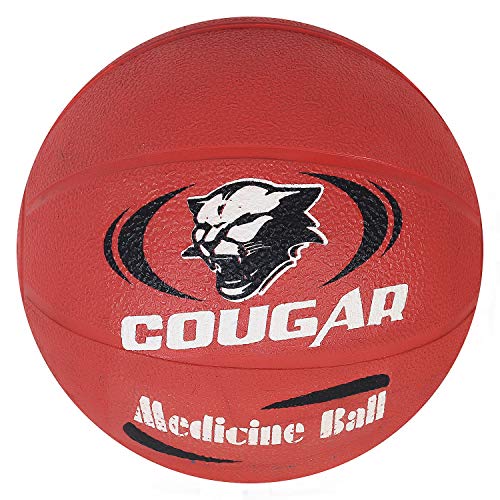 Image of COUGAR High Grip Rubber Moulded Medicine Ball for Crossfit, Exercise & Fitness, Strength & Conditioning Exercises Without Handle, (4 KG)