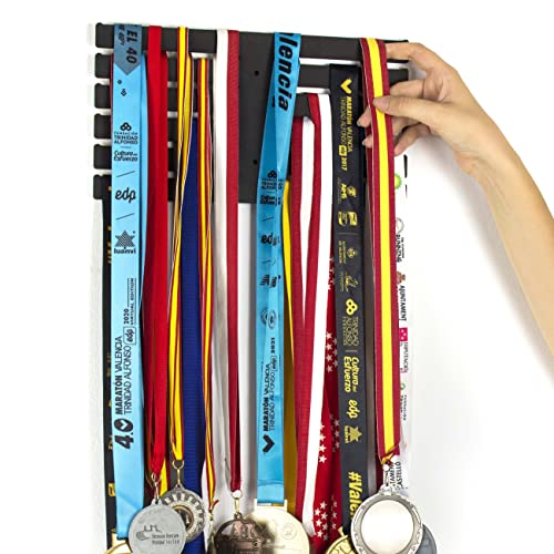 CONTRAXT Medallero Colgador de medallas. Soporte Organizador cuelga medallas Deportivas Regalos para Deportistas Basico (Basico, M)