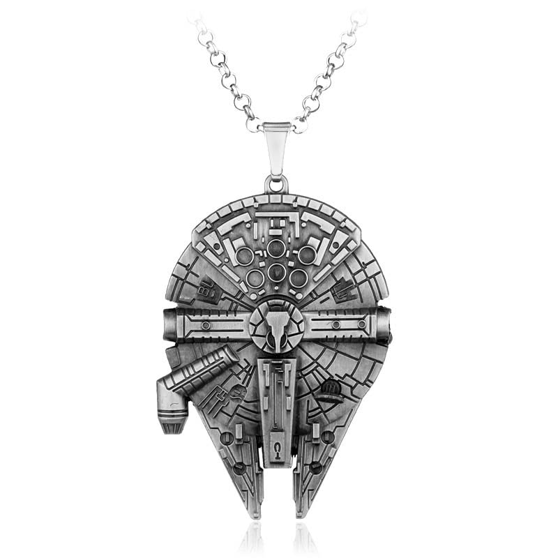 RVM Jewels Millennium Falcon Inspired Pendant Necklace Fashion Star Wars Jewellery Accessory for Men and Women (B0CBPQCF1G) Amazon Price History, Amazon Price Tracker