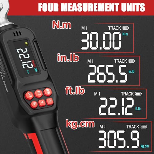 VANPO 1/4 Drive Digital Torque Set