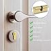 Cilindro de Alta Seguridad, HOMEK Cilindro de Cerradura 30/30(60mm) con 8 llaves,...