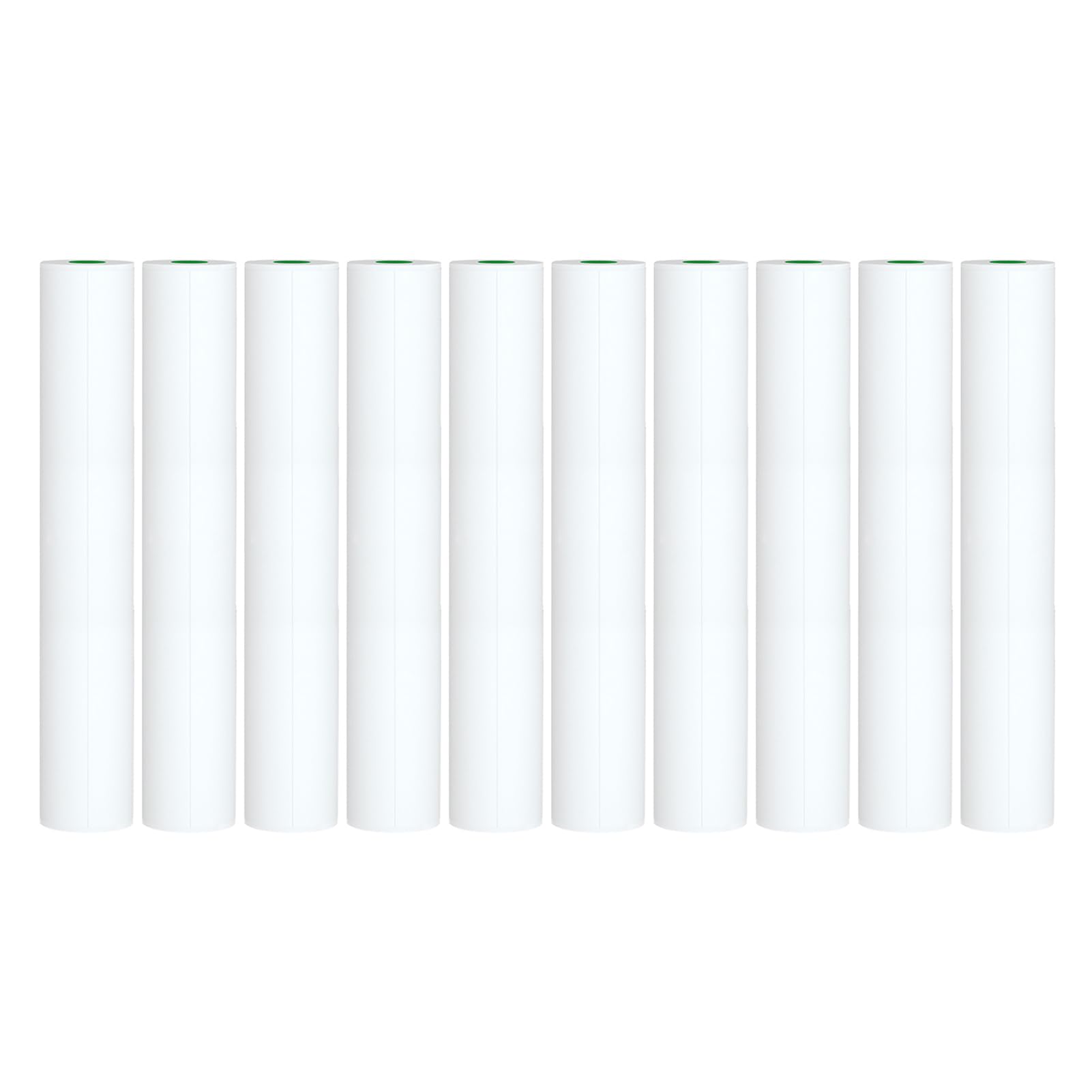 Bisofice Lot de 10 rouleaux de papier thermique A4 pour imprimante thermique A4, sans BPA, pour photos, notes et documents, environ 22 feuilles/rouleau