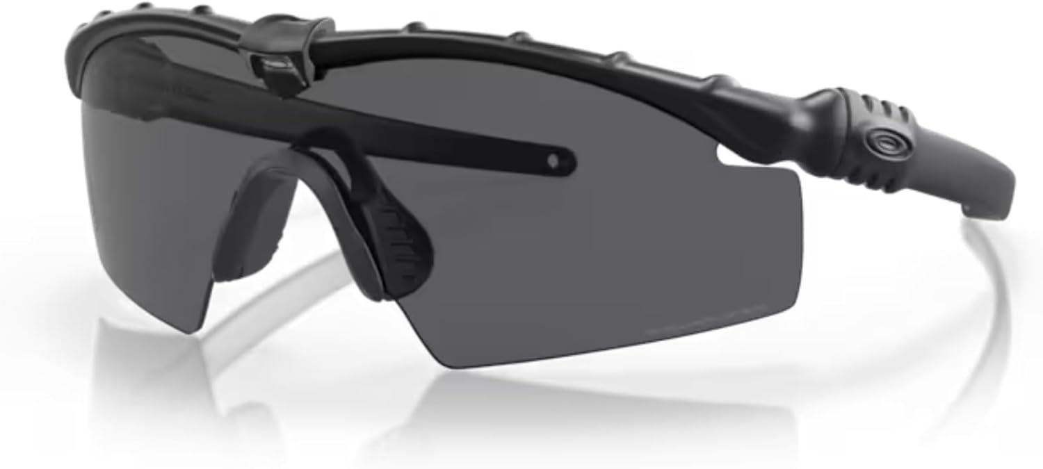 OAKLEY OO9146 Si Ballistic M Frame 3.0 Shield Sunglasses For Men+ Bundle Accessory Leash Kit, Microfiber Pouch