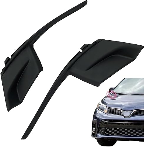 Miniatura 9 de Peintu - Panel de cubierta del limpiaparabrisas derecho e izquierdo 53866-08020 53867-08020 compatible con Toyota Sienna 2011 2012 2013 2014 2015