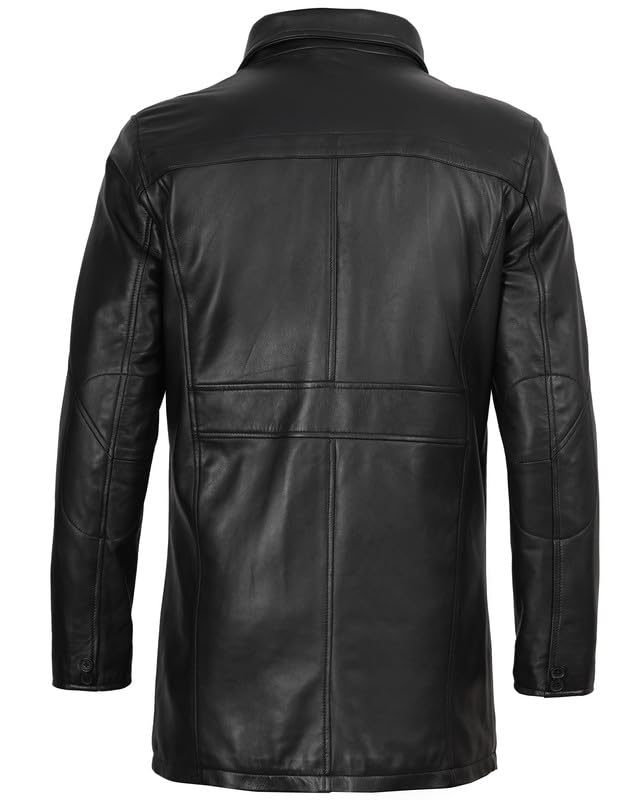 Image of Decrum Tall Leather Jacket Men
