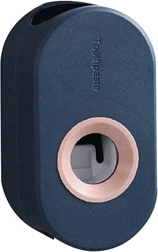 Miniatura 2 de Dispensador de pasta de dientes para montar en la pared, dispensador automático de pasta de dientes de extrusión autoadhesiva, divertido sin