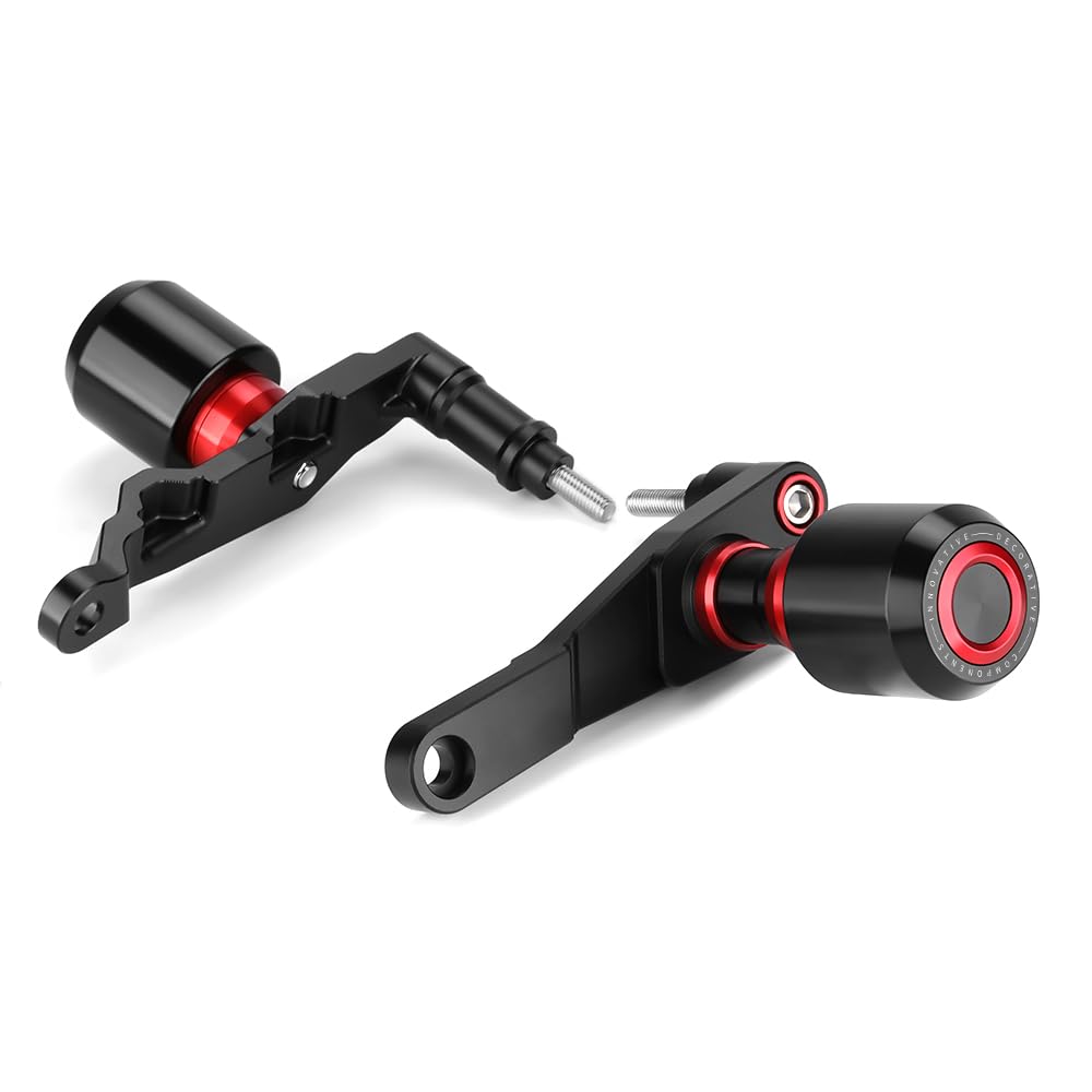 Modeer Motorrad Sturzpads Kompatibel mit H.onda CB650R / E-Clutch 2024 2025 | CBR650R / E-Clutch 2024 2025 Antikollision Rahmen Slider Sturzschutz Crashpads zubehör (rot)