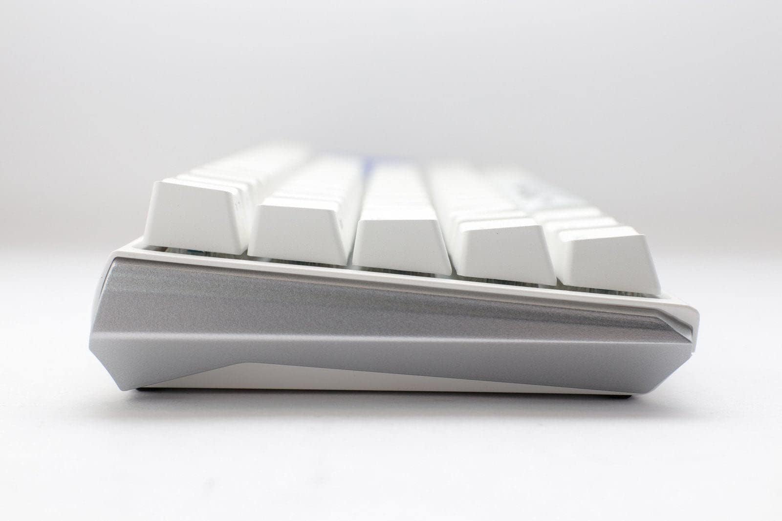 One3 Pure White Mini RGB Brown Cherry MX Switch USB-C Keyboard - UK Layout