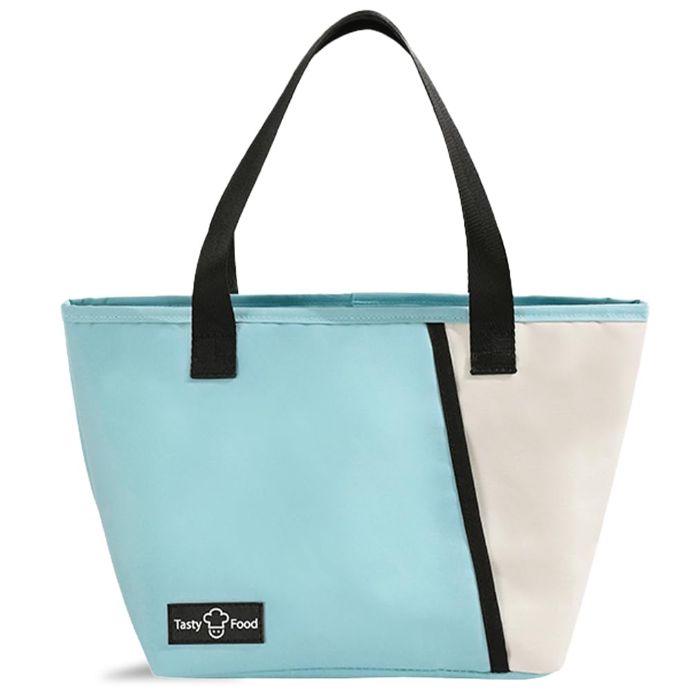 Kamumanni Blue Tote Lunch Bag - Work & Carry On Insulated Lunch Pail for Women