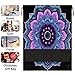 Fashion Boho Tribal Style Travel Shoe Bag Large Portable Drawstring Shoe Bag for Travel Dust-proof Shoe Storage Packing Organizer for Women and Men Shoe Pouch Cover