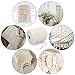 Blisstime Macrame Cord 4mm X 328 Yards Cotton Macrame Rope 4 Strand Twisted Cotton Cord Soft Undyed Cotton Rope for Wall Hangings, Plant Hangers, Crafts, Knitting, Decorative Projects