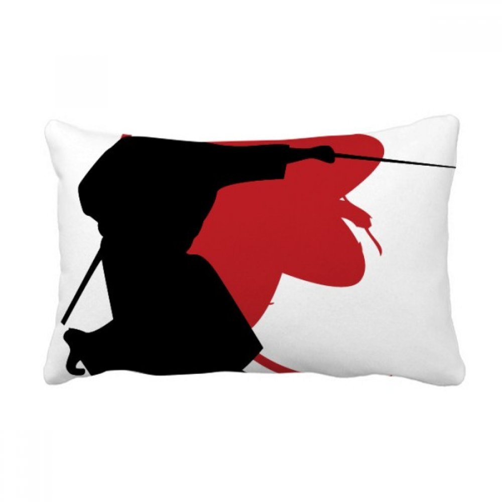 Oreiller lombaire samouraï japonais coussin de décoration canapé